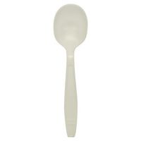 Karat Earth KE-U2022 Bio Based Heavy Weight Soup Spoon - Natural (Case of 1000)