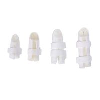 SUPVOX 4Pcs Broken Finger Splint Stabilizer Mallet Finger Brace Trigger Finger Support Sleeve for Women Men