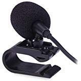 HOPRO External Microphone 3.5mm Portable Car Mic DVD Radio Laptop Stereo Player Head Unit with 3m Cable Plug and Play