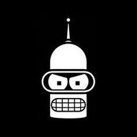 Bender Face Futurama Vinyl Decal Sticker|Cars Trucks Vans Walls Laptops Cups|White|5.5 In|KCD837