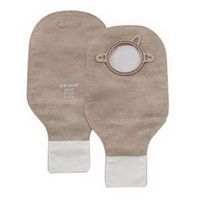 New Image 2-Piece Drainable Pouch 1-3/4" with Filter, Beige - 10 Each / Box