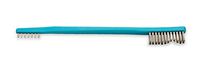 Key Surgical S-2121 Toothbrush-Style Cleaning Brush, Stainless Steel Bristles, Double-Ended, 7" (Pack of 2)