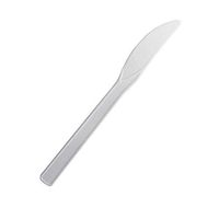 Northwest Medium-Weight Hard Plastic Plastic Knives (White, 100 Count)