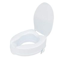Warmliving Elevated Toilet Seat with Cover Make Individuals Easier to Get on and Off The Toilet 4"