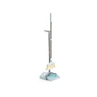 Broom and Dustpan With Long Handle Telescopic Up Extra Long Handle Rotatable Plastic Broom Set Non-Slip Handle Stainless Steel Rod Magic Broom And Dustpan Used For Room Schools Garden