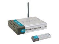 D-Link AirPlus G DWL-922 Wireless Network Starter Kit - Wireless router - 4-port switch - 802.11b/g - desktop