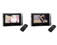 Audiovox PVS72901 9 Inch Twin DVD Dual Player-Play Same/2 Differrent Movies With Screen Power