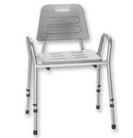 Shower Stool with Soft Polyurethane Seat Narrow Width 16?" (415 mm) - Model 555331