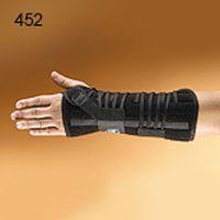 452-LT Orthosis Wrist/Forearm Titan Felt Left Black Part# 452-LT by Hely & Weber Qty of 1 Unit