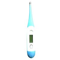 Heitaisi Digital Electronic Thermometer for Fever, Rectal and Oral Thermometer with Soft Head, LCD Display Body Thermometer Measure Tool for Baby Child Adult - Accurate and Fast Readings (Orange)