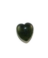 Moldavite Specimen Polished Heart Cut Shape - Very Rare Carving