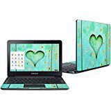 Mightyskins Skin Compatible with Samsung Chromebook 3 11.6" - Heartwood | Protective, Durable, and Unique Vinyl Decal Wrap Cover | Easy to Apply, Remove, and Change Styles | Made in The USA