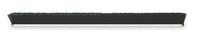 Tanis Brush MB402624 3/16" Stainless Steel Backed Strip Brush with Crimped Black Nylon Bristles, 3" Trim Length, 24" Overall Length, 0.014" Bristle Diameter