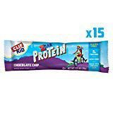 CLIF KID ZBAR - Protein Granola Bars- Chocolate Chip - (1.27 Ounce Gluten Free Bars, Lunch Box Snacks, 15 Count)