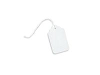 Small White Resale Gift Tags (50 Pack ) 1-3/4x2-7/8"
