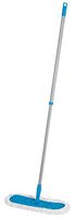 Lightweight Flexible Floor Mop with Reusable Microfiber Cleaning Pad, Telescoping to 49” Long