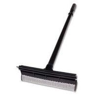 Unger Professional : Plastic Squeegee/Scrubber, 24" Wood Handle, Black -:- Sold as 2 Packs of - 1 - / - Total of 2 Each