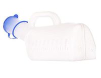 NHFF Urine Bottle, Re-useable Portable Urinal with Tube Old Man Chamber Pot Male Urinal Chamber Pot Bedpan Bed Urinal Pot Hospitalization (Color : White)