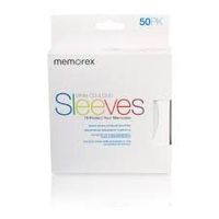 500pcs Memorex CD/DVD Sleeves Paper with Window Back Cut With Flap (50X 10 Pack)