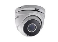 Hikvision DS-2CE56F7T-IT3Z Outdoor Turret Camera, 3MP, HD-TVI, New EXIR, Motorized 2.8-12 mm VF Lens