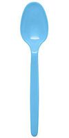 Karat U2100 (Blue) 5.9" PS Heavy-Weight Disposable Teaspoon, Blue (Pack of 1000)