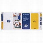 Ink cartridge Original HP 1x Yellow C4823A / Nr 80 for HP DesignJet 1055 CM