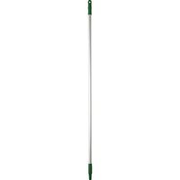 Vikan 29592 59" Aluminum Handle with Threaded Tip, 63/64" Diameter, Green