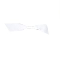 Reliant Ribbon 5175-03005-2X2 Grosgrain Twist Tie Flair Bows Bows, 7/8 Inch X 100 Pieces, White