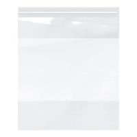 Plymor Zipper Reclosable Plastic Bags w/White Block, 2 Mil, 13" x 15" (Case of 1000)