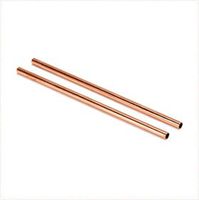 Copper Drinking Straws - Healthier, Reusable and Environment Friendly Straws (Set of 2)