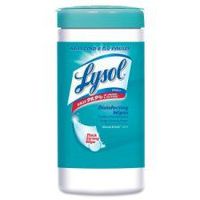 RECKITT BENCKISER PROFESSIONAL Disinfecting Wipes, Ocean Fresh Scent, 7 x 8, White, 80/Canister, 6/Carton (77925CT)