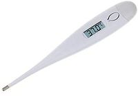 Digital Thermometer, Soft Head Rectal and Oral Thermometer for Adults and Babies, Precision Thermometer for Fever - Accurate and Fast Readings with Fever Indicator (Orange) (White)