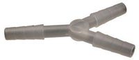 Oxygen Plastic"Y" Connector (25/Pkg) - MES-0183