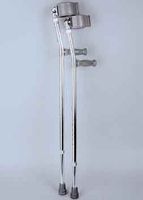 Short Fore Arm Crutches Child Aluminum Pair adjusts 14"-21"