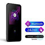 MP3 Player with Bluetooth, 2.4" Touch Screen Lossless Music Player with Speakers/FM Radio/Voice Recorder for Running Sports, Portable MP3 Players Support TWS Earphones up to 128GB