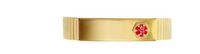 Mens Ion Gold Medical Alert ID Expansion Bracelet
