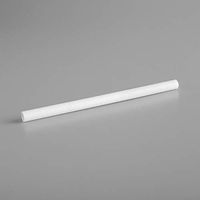 TableTop King 8 1/2" Colossal White Unwrapped Paper Straw - 1500/Case