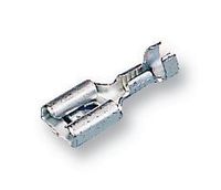 Quick Disconnect Terminal, FASTON 250 Series, Female Quick Disconnect, 6.35mm x 0.81mm