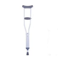 CHERRIESU Aluminum Alloy Underarm Crutches Retractable Walking Stick Anti-Skid Walker,M