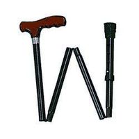 Carex Adjustable. Bronze Folding Cane with York Handle (RMA74600) Category: Walking Canes