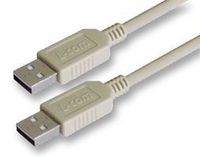 L-COM CSMUAA-05M Computer Cable, USB, 0.5M, Gray