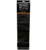 10 Black Tissue Wraps, Case of 72