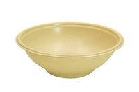 [1000 COUNT] 22 oz Round Disposable Bowls - Natural Sugarcane Bagasse Bamboo Fibers Sturdy Twelve 22 Compostable Eco Friendly Environmental Paper Bowl Alternative 100% by-product Tree Plastic Free