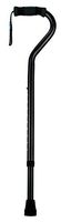 Sky MedSupply Int'l Corp Standard Offset Walking Cane Adjustable, Aluminum Black, 0.64 Pound