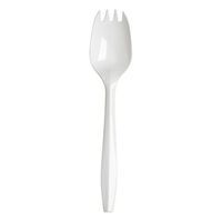 Dixie 5.75" Medium-Weight Polypropylene Plastic Spork by GP PRO (Georgia-Pacific), White, CMP21C, (Case of 1,000)