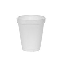 (100 Count) 8 oz White Foam Cups, Disposable Foam Drink Cups, To Go Coffee Cups, Insulated Foam Cups for Hot/Cold Drinks by Tezzorio