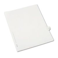 Avery Dennison 82231 Allstate-Style Legal Side Tab Divider, Title: 33, Letter, White, 25/Pack
