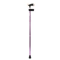 Ss Crutches, The Elderly Aluminum Alloy Folding Portable Cane Non-Slip Base Lightweight Wear-Resistant Shock Height Adjustable Ultra Light 0.4kg