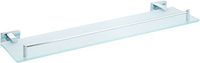 AmazonBasics AB-BR824-PC Glass Vanity Shelf Euro, 20-inch, Polished Chrome