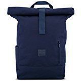 Backpack Men & Women Blue - JOHNNY URBAN Aaron Roll Top Daypack Recycled PET